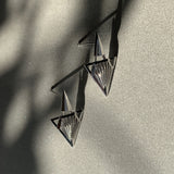 Empire Küpe - Rodyum Kaplama 925 Ayar Gümüş