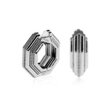 Octavia Earrings - Rhodium Plated 925 Sterling Silver