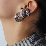 Octavia Earrings - Rhodium Plated 925 Sterling Silver