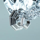 Octavia Earrings - Rhodium Plated 925 Sterling Silver