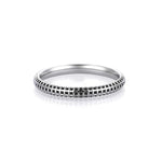pacal yüzük 925 gümüş rodyum – modern minimal