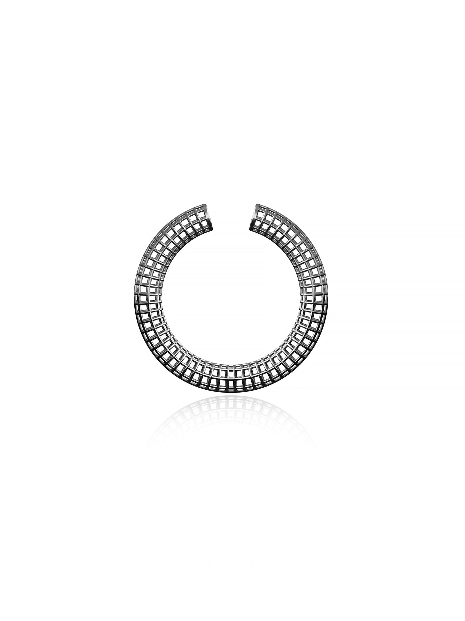 Maxi Luki rodyum kaplama 925 ayar gümüş ear cuff, erkek ear cuff rehberi