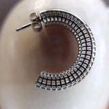 25mm Luki Hoop Earrings - 925 Sterling Silver