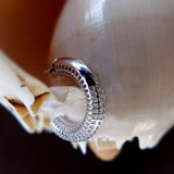 25mm Luki Hoop Earrings - 925 Sterling Silver