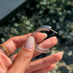 40mm Luki Halka Küpe Rodyum Kaplama 925 Ayar Gümüş 03