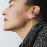 Eclipse Ear Cuff - Rhodium Plated 925 Sterling Silver 