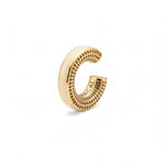 Hola Aura ear cuff – butter yellow enamel, 14K gold-plated 925 sterling silver cartilage earring