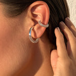 pacal luki ear cuff modern erkek kıkırdak küpesi