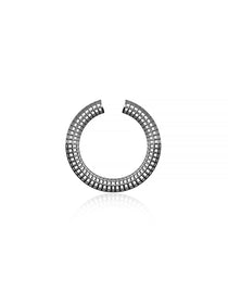 Maxi Luki Ear Cuff – rodyum kaplama 925 ayar gümüş büyük halka görünümlü kıkırdak küpe, ürün fotoğrafı