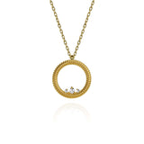 Dainty Princess Semita Necklace - 14K Gold Vermeil