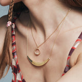 Dainty Princess Semita Necklace - 14K Gold Vermeil