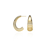 Small Regal Earrings - 14K Gold Vermeil