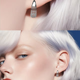 Small Regal Earrings - Rhodium Plated 925 Sterling Silver