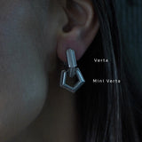 Small Verta Huggie Earrings - 925 Sterling Silver