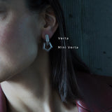 Small Verta Huggie Earrings - 925 Sterling Silver