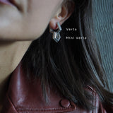 Small Verta Huggie Earrings - 925 Sterling Silver