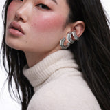 Octavia Earrings - Rhodium Plated 925 Sterling Silver