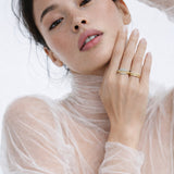 Princess Semita Stacking Ring - 14K Gold Vermeil