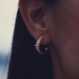 Princess Semita Hoop Earrings - 14K Gold Vermeil