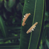 Princess Semita Hoop Earrings - 14K Gold Vermeil