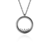 Princess Semita Necklace - Rhodium Plated 925 Sterling Silver