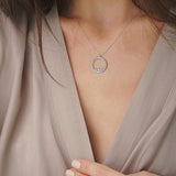 Princess Semita Necklace - Rhodium Plated 925 Sterling Silver