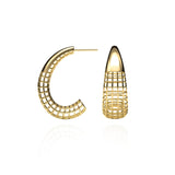 Regal Earrings - 14K Gold Vermeil