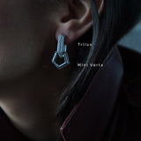 Trilux Earrings - Rhodium Plated 925 Sterling Silver