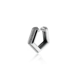 Verta Ear Cuff - Rhodium Plated 925 Sterling Silver 